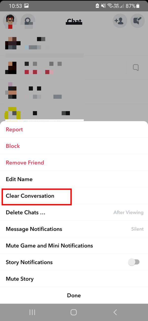 Comment supprimer des messages sur Snapchat