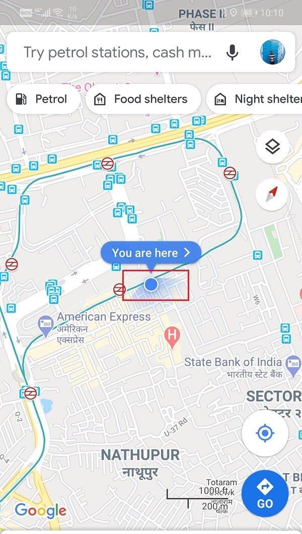 Arreglar Google Maps no muestra direcciones en Android
