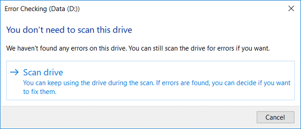 在 Windows 10 中運行磁盤錯誤檢查的 4 種方法