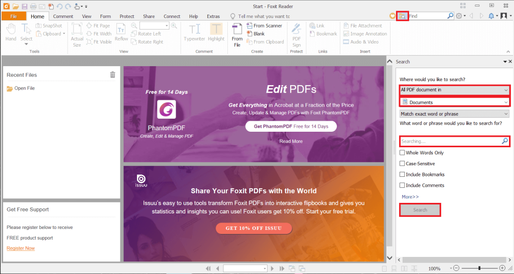 جستجوی متن در داخل چندین فایل PDF