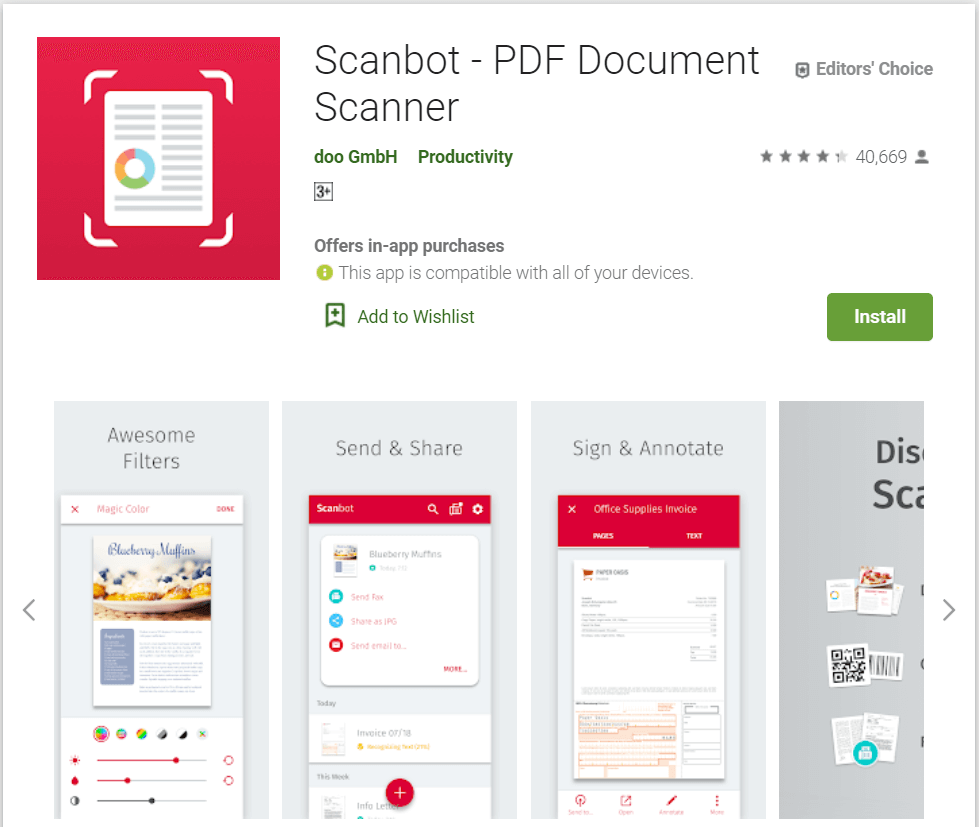 9 migliori app per scanner di documenti per Android (2021)