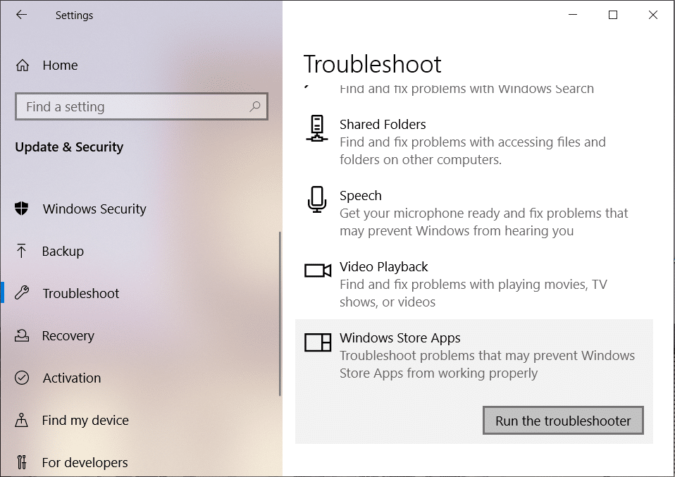 Windows10電卓の欠落または消失を修正