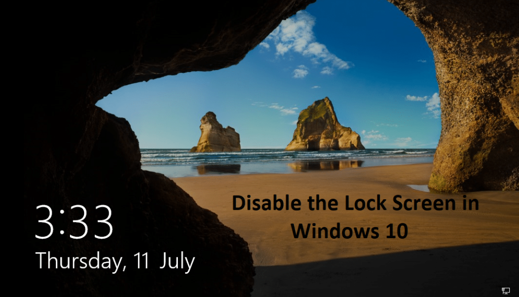 Windows10のロック画面を無効にする[ガイド]