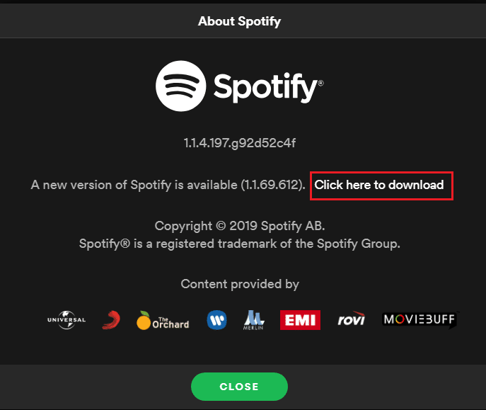 Betulkan Spotify Tidak Dibuka pada Windows 10