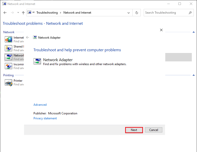 Correction d'une erreur de déconnexion du support sous Windows 10