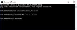 حذف یک پوشه یا فایل با استفاده از Command Prompt (CMD)