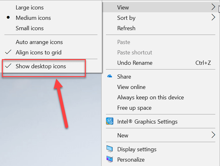 Pulihkan Ikon Desktop Lama dalam Windows 10