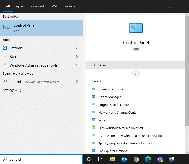 Windows 10 파일 공유가 작동하지 않는 문제 수정