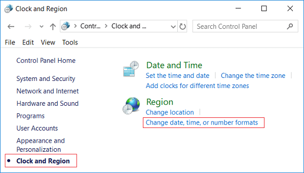 Comment modifier les formats de date et d'heure dans Windows 10