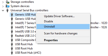Napraw urządzenie kompozytowe USB nie działa poprawnie z USB 3.0