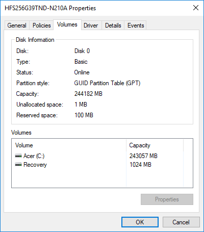 3 Möglichkeiten, um zu überprüfen, ob eine Festplatte MBR- oder GPT-Partition in Windows 10 verwendet