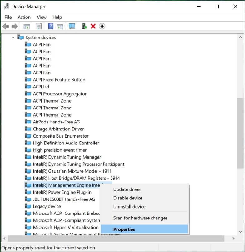 Intel r management engine interface 10