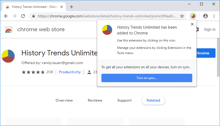 Хранить историю Google Chrome дольше 90 дней?