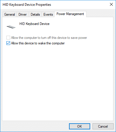 Izinkan atau Cegah Perangkat untuk Membangunkan Komputer di Windows 10