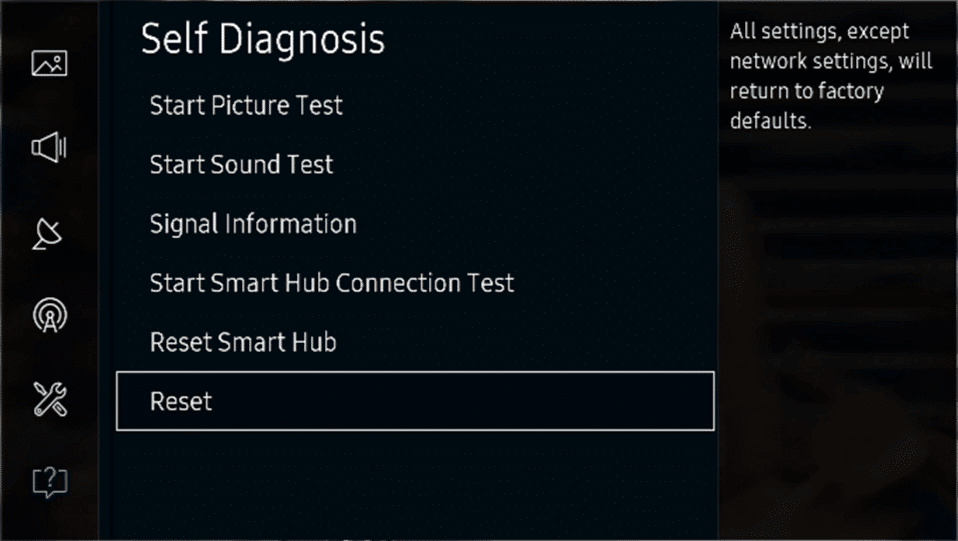 แก้ไขปัญหาหน้าจอดำบน Samsung Smart TV