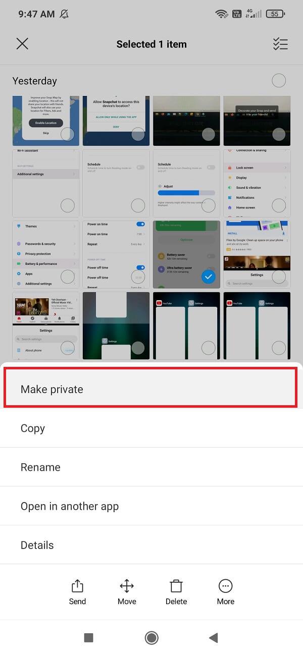 Androidでファイル、写真、ビデオを非表示にする方法