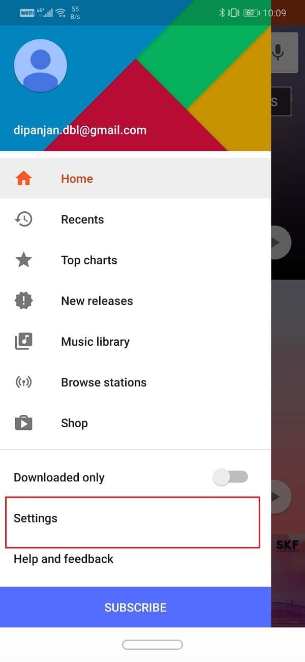 Исправить сбои в Google Play Music