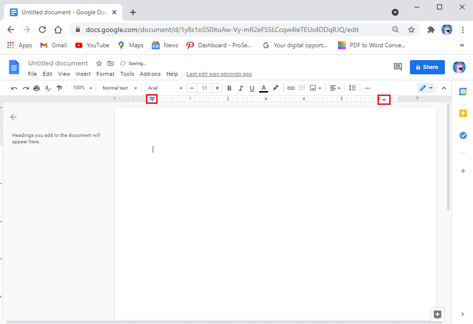 2 manières de modifier les marges dans Google Docs
