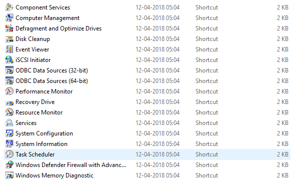 Correction du planificateur de tâches ne s'exécutant pas dans Windows 10