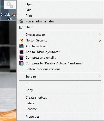 Disabilita la disposizione automatica nelle cartelle in Windows 10
