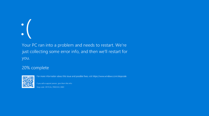 Windows 10에서 죽음의 블루 스크린 오류 수정