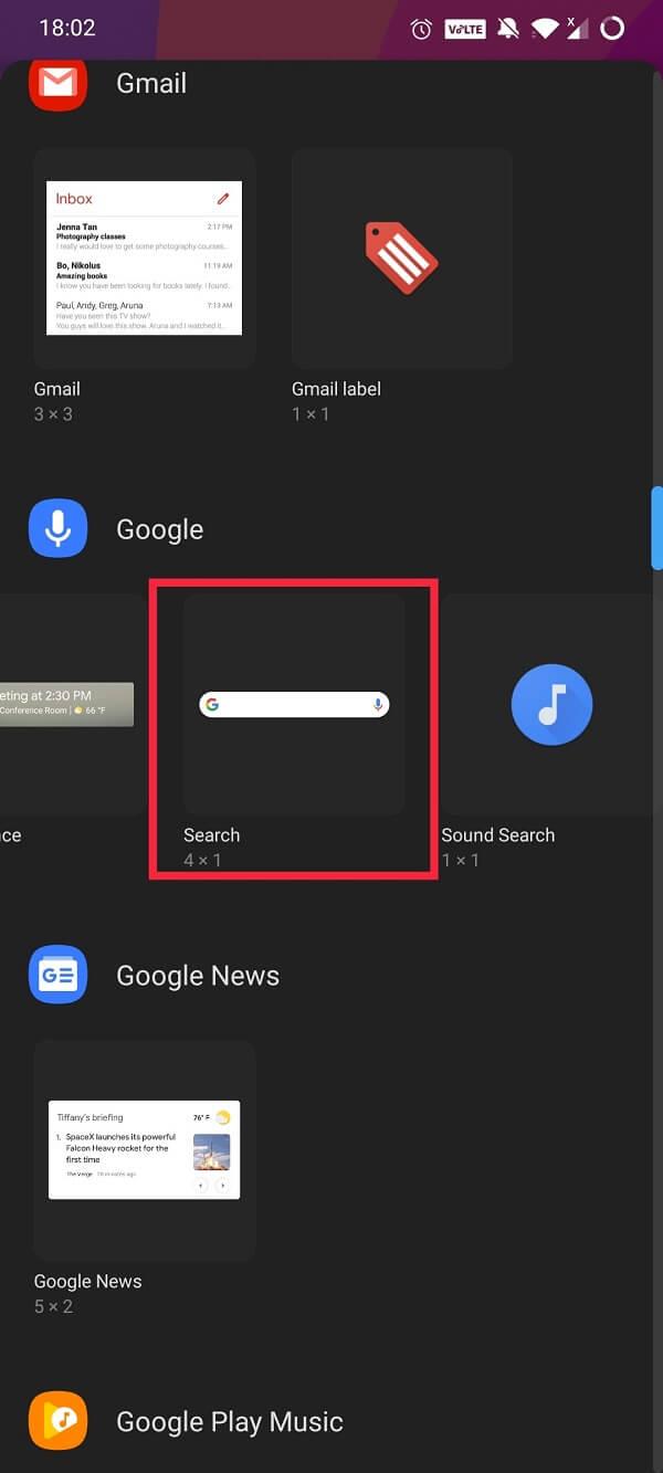 วิธีรับ Google Search Bar กลับมาที่หน้าจอหลักของ Android