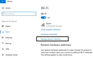 3 طرق لنسيان شبكة Wi-Fi على نظام التشغيل Windows 10