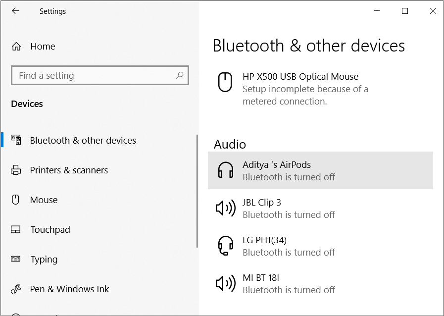 Jak zmienić nazwy urządzeń Bluetooth w systemie Windows 10?