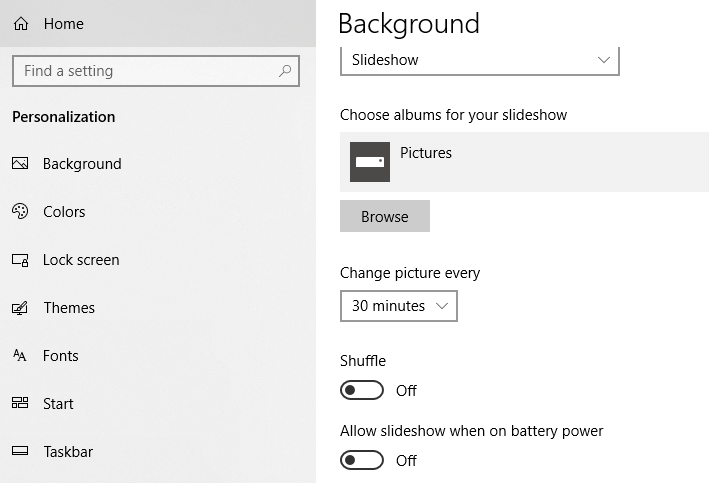 如何在 Windows 10 中更改主題、鎖定屏幕和牆紙