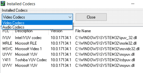 Kenal pasti dan Pasang Codec Audio & Video yang Hilang dalam Windows