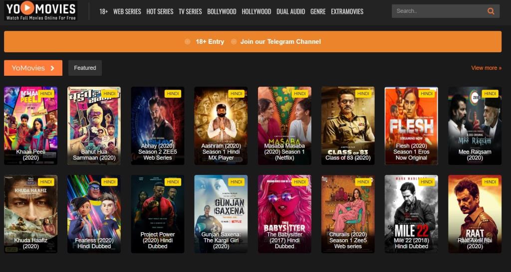 20 meilleurs sites gratuits pour regarder des films hindi en ligne (2021)