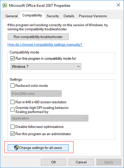 เปลี่ยนโหมดความเข้ากันได้สำหรับแอพใน Windows 10