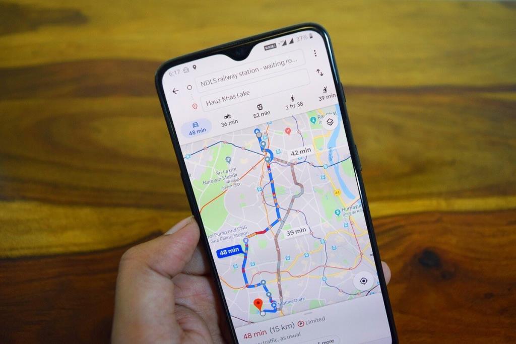 Arreglar Google Maps no muestra direcciones en Android