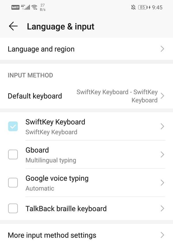 Perbaiki Gboard terus mogok di Android