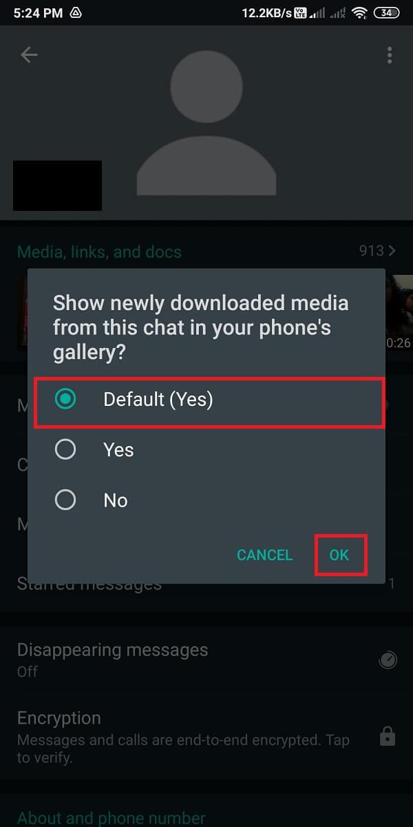 Comment réparer les images Whatsapp qui ne s'affichent pas dans la galerie