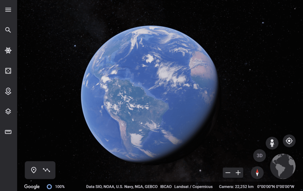 كم مرة يتم تحديث Google Earth؟