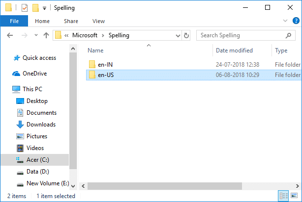 Tambah atau Hapus Kata di Kamus Pengecekan Ejaan di Windows 10