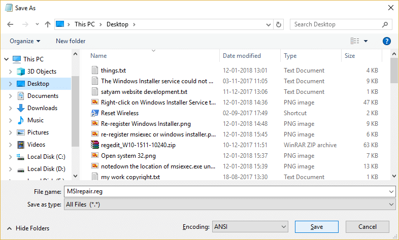 Correggi l'errore di accesso negato a Windows Installer