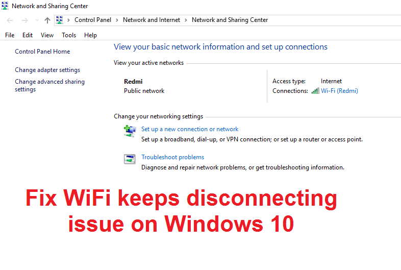 WiFi terus terputus di Windows 10 [ASK]
