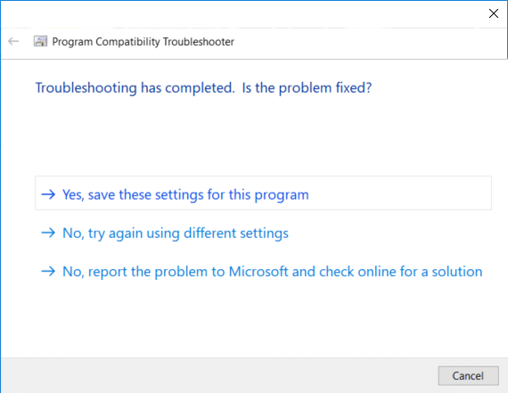 เปลี่ยนโหมดความเข้ากันได้สำหรับแอพใน Windows 10