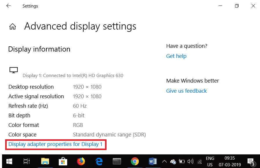 Correction du deuxième moniteur non détecté dans Windows 10
