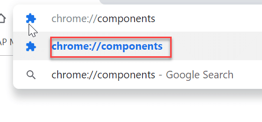 Chromeコンポーネントを使用して個々のコンポーネントを更新する