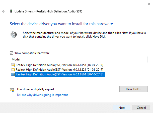 Cara Memperbarui Driver Audio Realtek HD di Windows 10