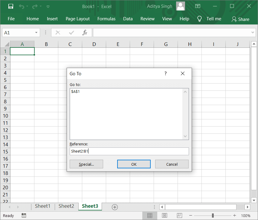 Basculer rapidement entre les feuilles de calcul dans Excel