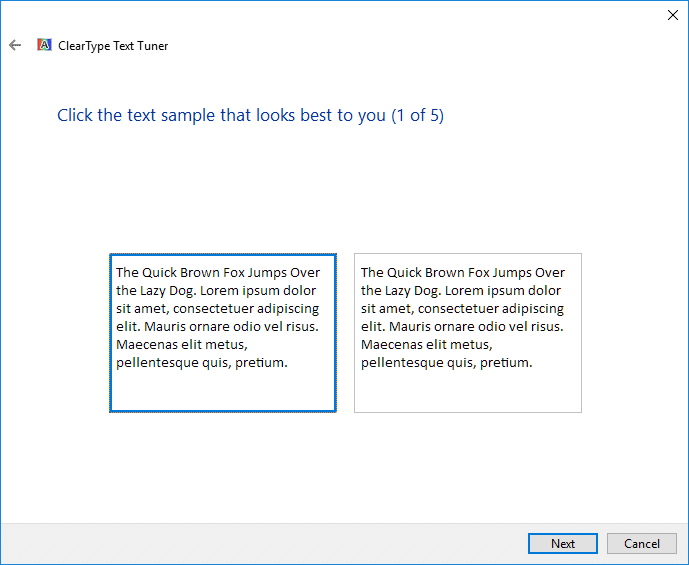 Activer ou désactiver ClearType dans Windows 10