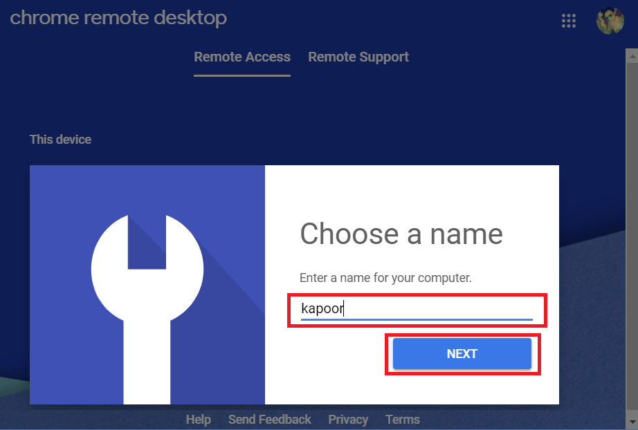 Accedi al tuo computer in remoto utilizzando Chrome Remote Desktop