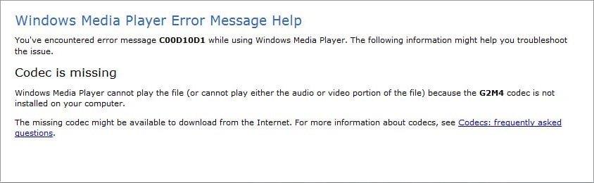修復 Windows Media 無法播放音樂文件 Windows 10
