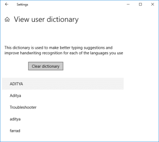 Tambah atau Hapus Kata di Kamus Pengecekan Ejaan di Windows 10