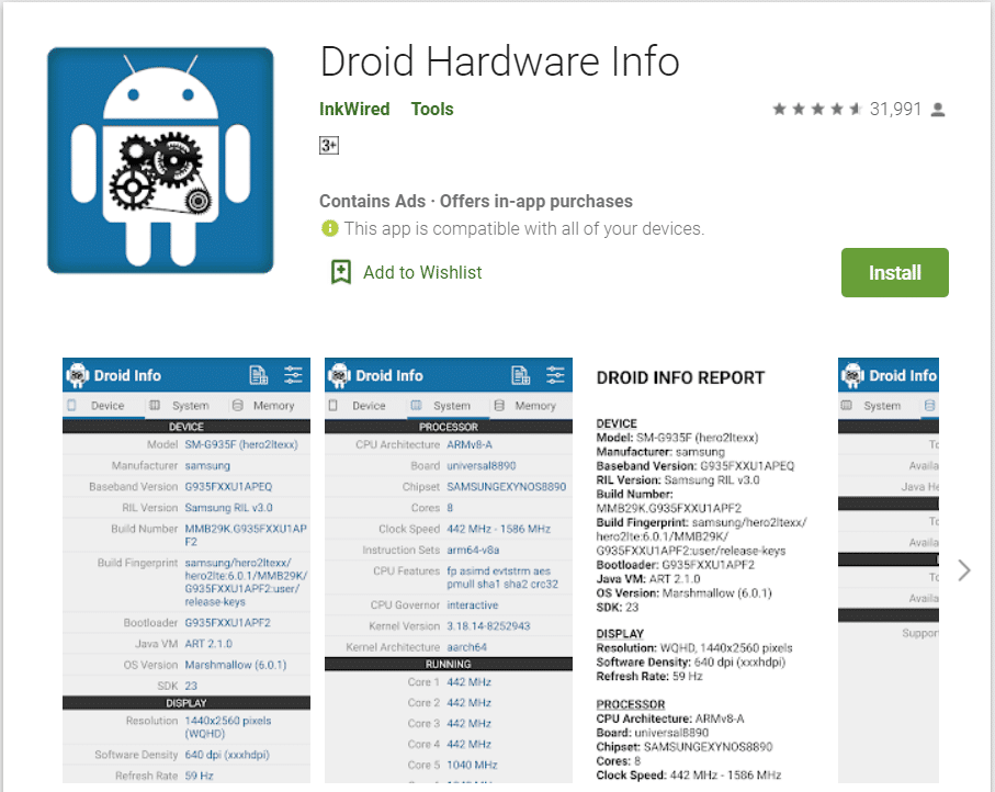 15 aplikasi untuk memeriksa perangkat keras Ponsel Android Anda