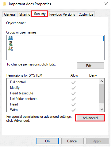 Correction de l'échec de l'énumération des objets dans l'erreur du conteneur sous Windows 10